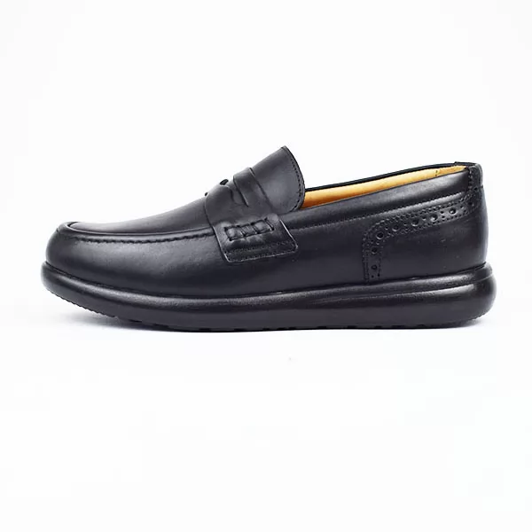 Mocassin confort homme 105 noir cuir ..........